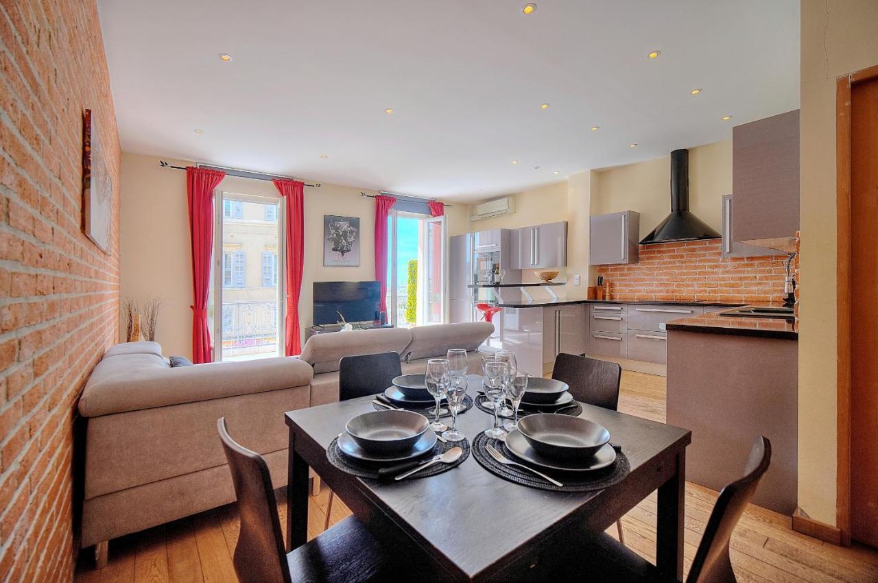 Moderne 3 Pieces Idealement Situe Centre De Cannes L! A2B22 Exteriör bild